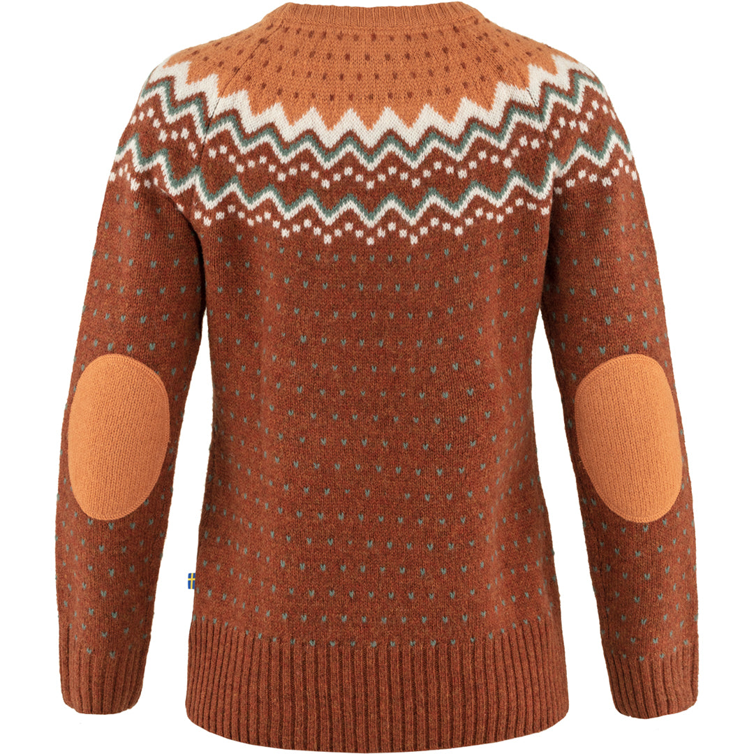 Övik Womens Knit Sweater AUTUMN LEAF-DESERT BROWN / S