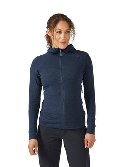 Nexus Fleece Hoody Women DEEP INK / UK 08-XS