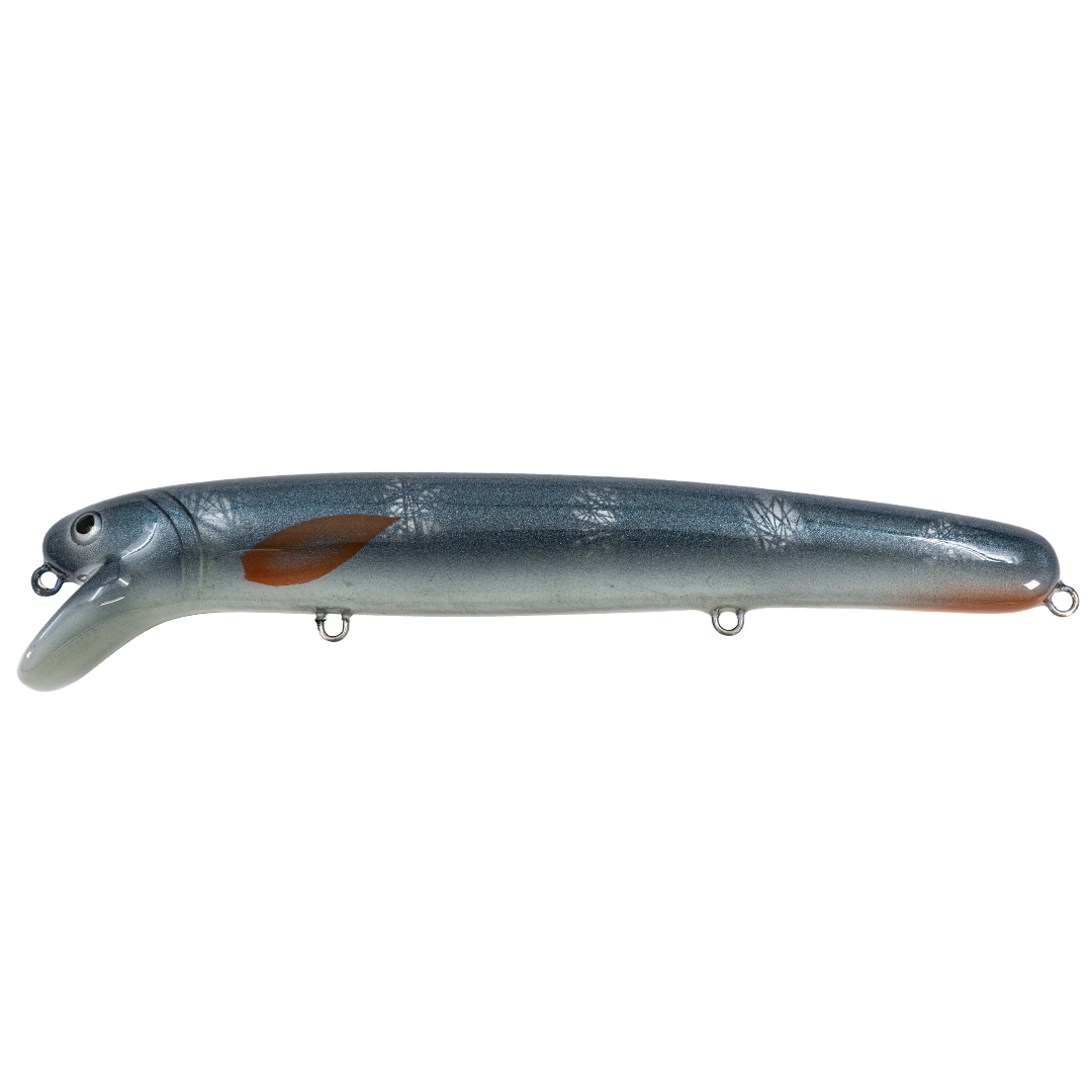 Jätte 23cm Custom #Makkanbaits BLUE WHITE / 23 CM