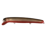 Jätte 23cm Custom #Makkanbaits BROWN RED BELLY / 23 CM