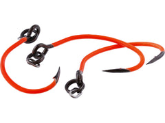 Rigged Seatrout - Singel Hooks UV Orange 5 STYCKEN. KROKSTORLEK 1/0