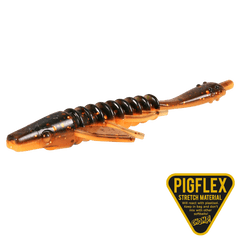 Pigster Gecko 8,5cm 2,5 gram 4 stycken BLACK PUMPKIN / 8,5 CM