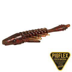 Pigster Gecko 8,5cm 2,5 gram 4 stycken WATERMELON RED FLAKE / 8,5 CM