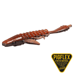Pigster Gecko 8,5cm 2,5 gram 4 stycken CINNAMON SMOKE FLASH / 8,5 CM