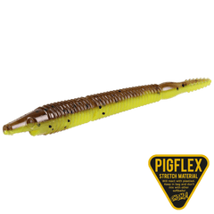 Pigster Crawler 10cm 3,3 gram 4 stycken BROWN CHARTREUSE FLAKE / 10 CM