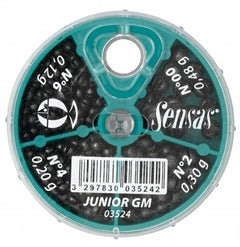 Standard Blysatser Splitshot blyn GRÖN / 4 STORLEKAR