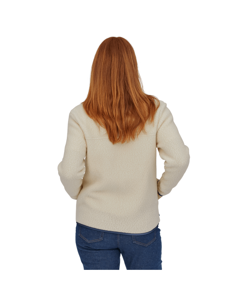 Women's Retro Pile Fleece Jacket NATURAL / S