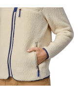 Women's Retro Pile Fleece Jacket NATURAL / L