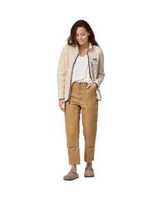 Women's Retro Pile Fleece Jacket NATURAL / XS