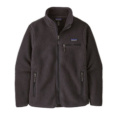 Women's Retro Pile Fleece Jacket INK BLACK / M