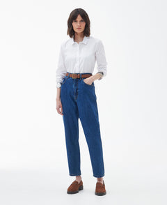 Derwent Skjorta WHITE/PRIMROSE HESSIAN / 12
