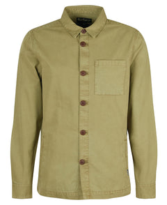 Washed Overshirt Men BLEACHED OLIVE / XL