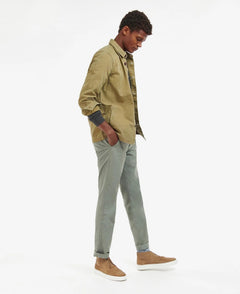 Washed Overshirt Men BLEACHED OLIVE / XL