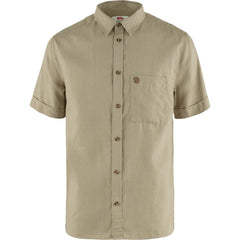 Övik Travel Shirt SS Men SAND/STONE / XXL