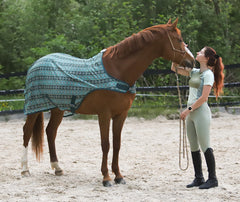 Walker flugtäcke TEAL/BEIGE / 125 CM
