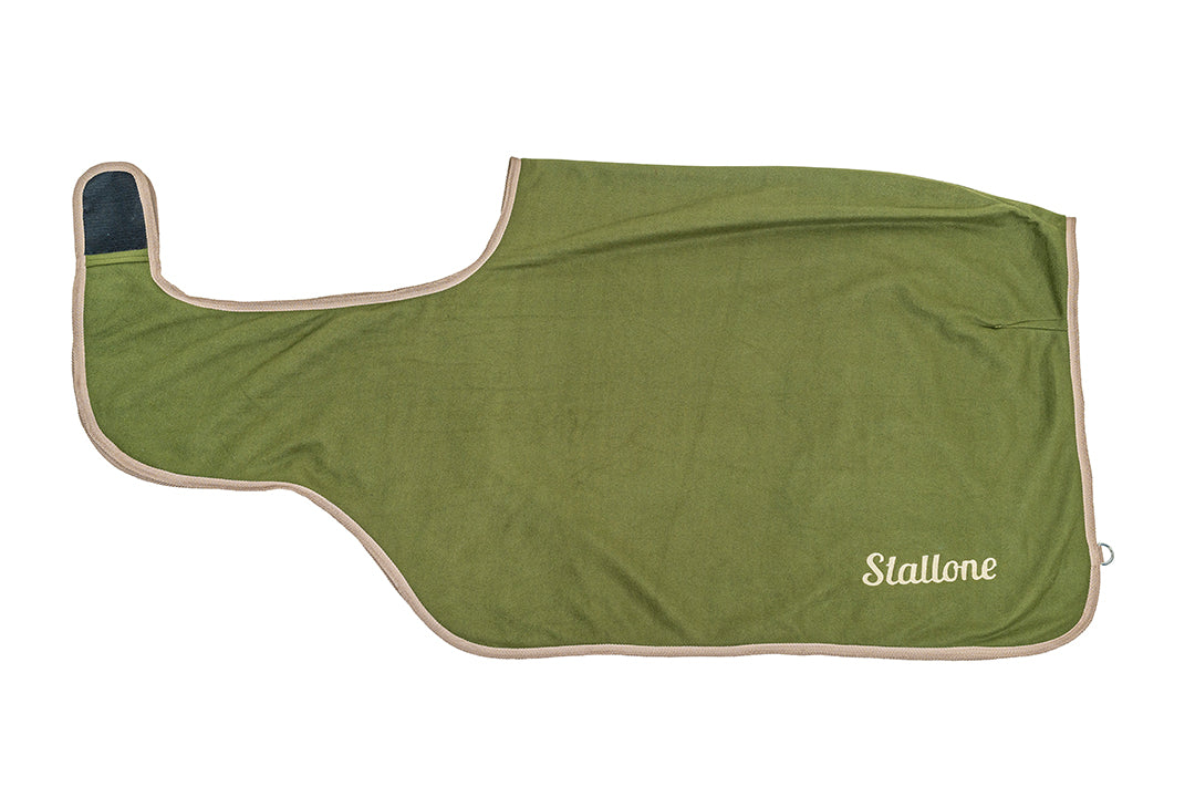 Ländtäcke Fleece OLIVE / S