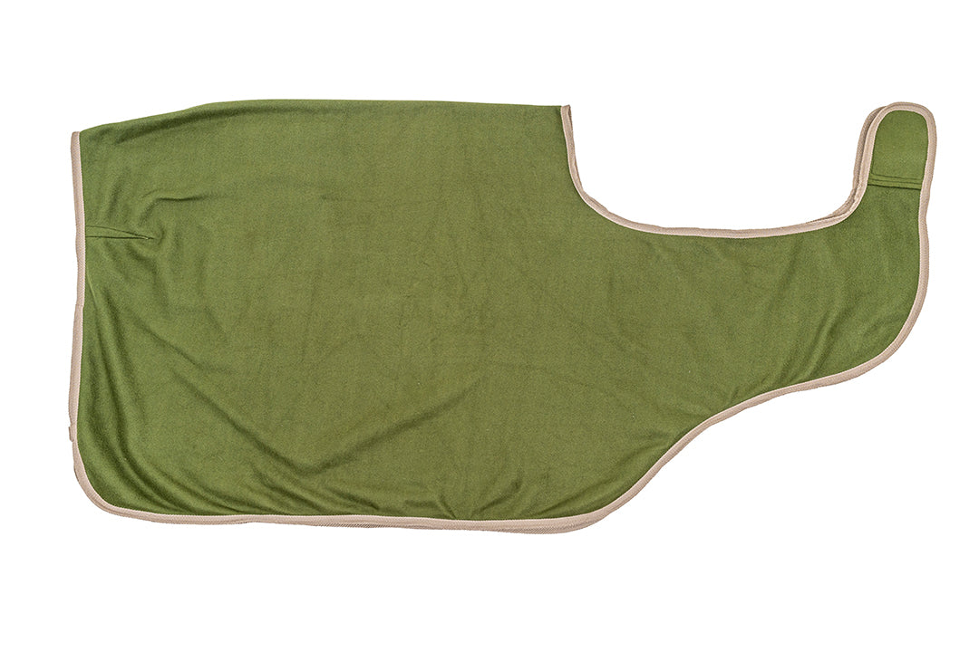 Ländtäcke Fleece OLIVE / L