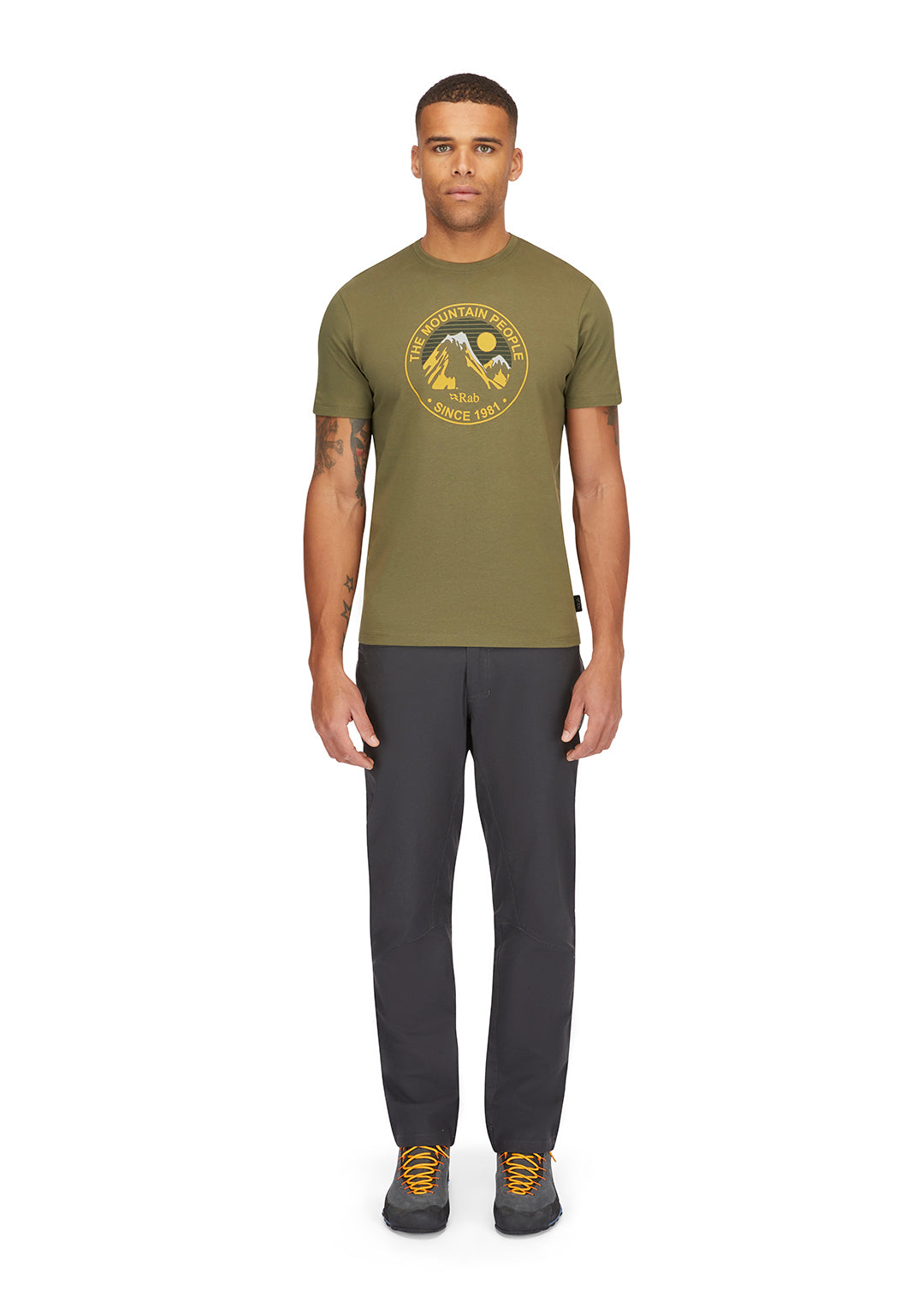 Stance Alpine Peak T-shirt LIGHT KHAKI / S