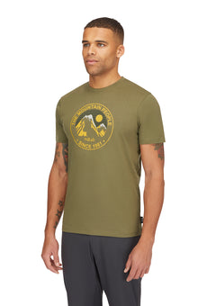 Stance Alpine Peak T-shirt LIGHT KHAKI / XXL