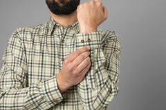 Milford L/S Skjorta BEECH GREEN CHECK / L