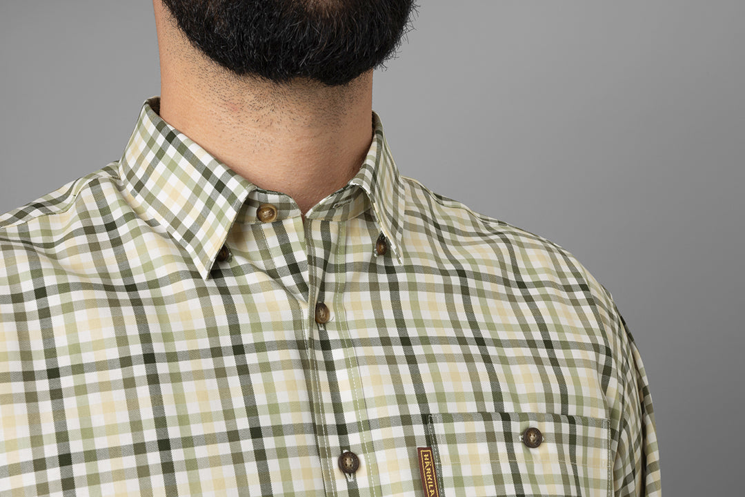 Milford L/S Skjorta BEECH GREEN CHECK / XXL