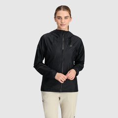 Womens Helium Rain Jacket BLACK / L