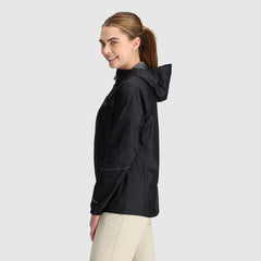 Womens Helium Rain Jacket BLACK / L
