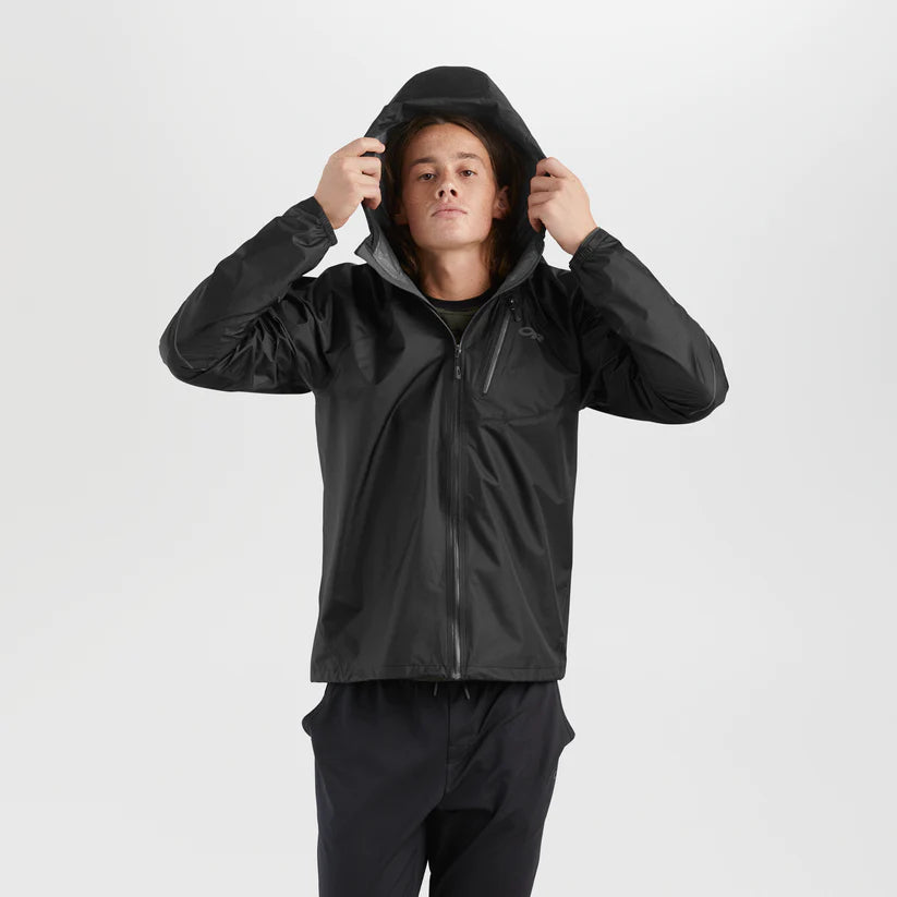 Mens Helium Rain Jacket BLACK / M