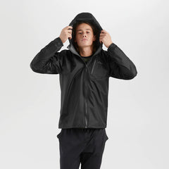 Mens Helium Rain Jacket BLACK / M