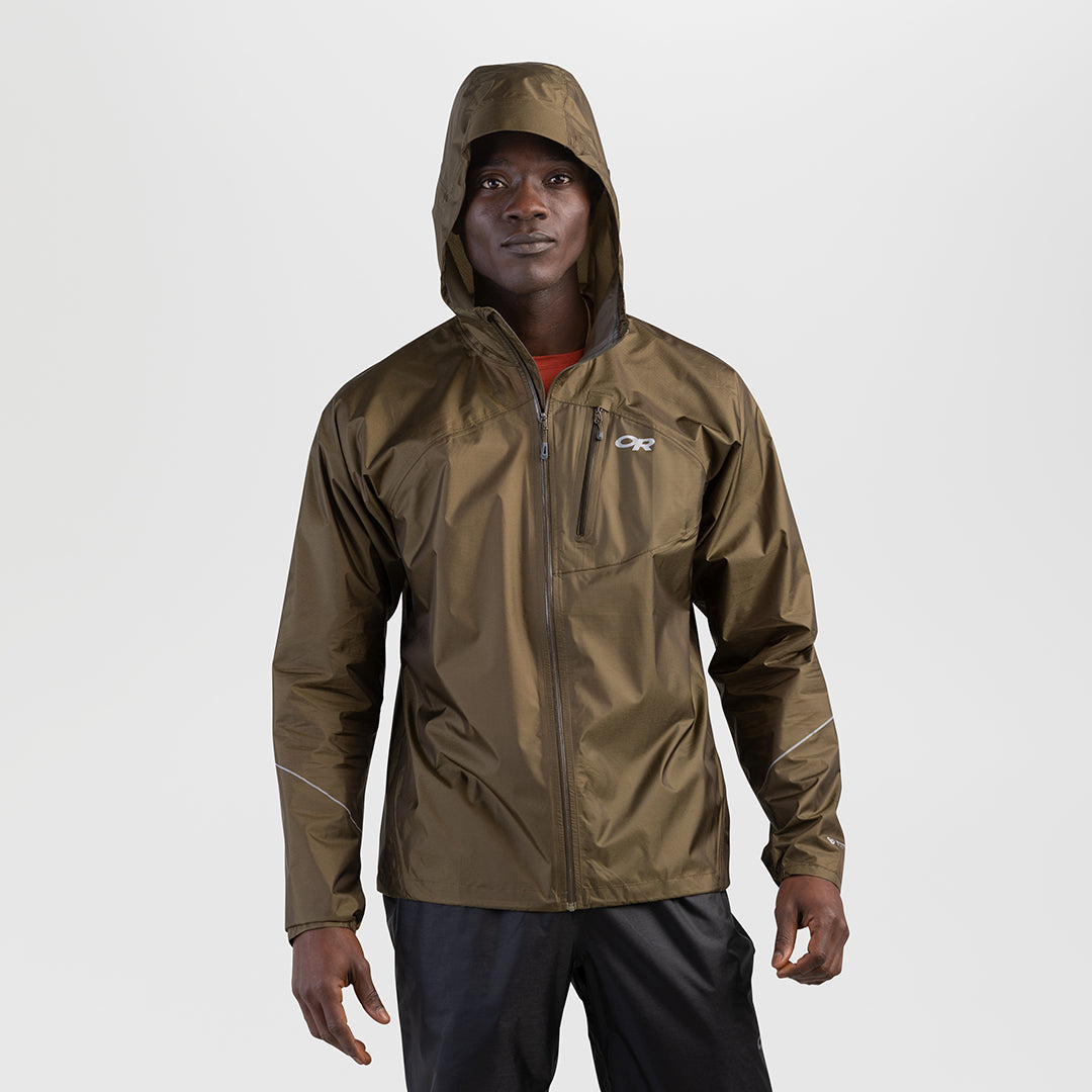 Mens Helium Rain Jacket COYOTE / L
