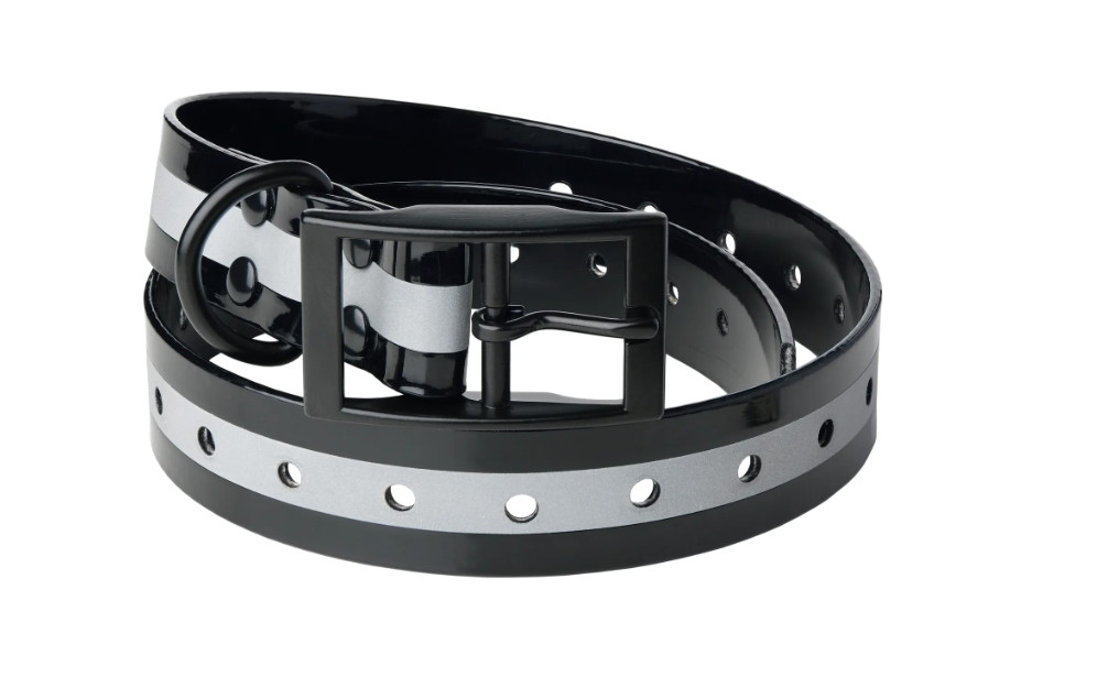 Halsband m. reflex SVART / EN STL