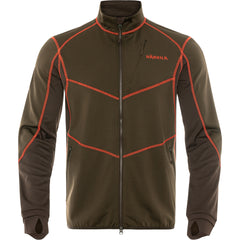 Scandinavian Fleece Jacka WILLOW GREEN/SHADOW BROWN / XL