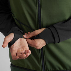 Scandinavian Fleece Jacka DUFFEL GREEN/BLACK / XL