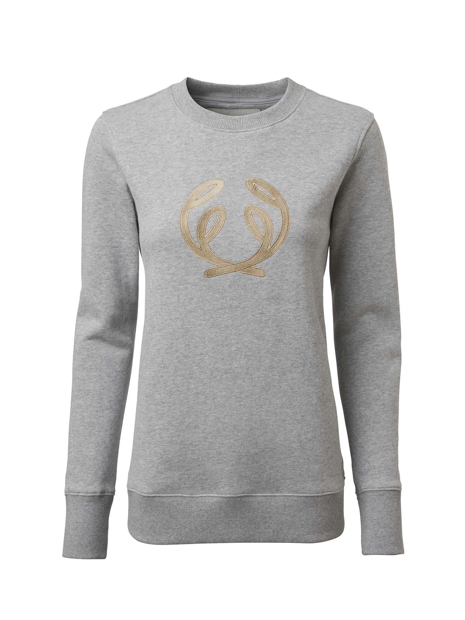 Logo Sweatshirt W GREY MELANGE / 44