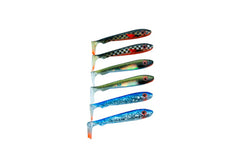 McRubber Bass 6-pack MIX CLEAR SKY / 8CM / 4,8G