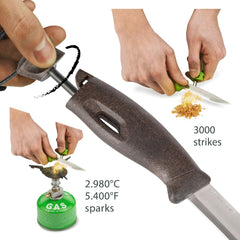 Swedish FireKnife 2in1 RUSTYORANGE / EN STL