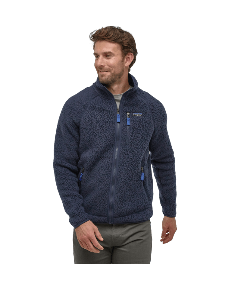 Men's Retro Pile Fleece Jacket NEW NAVY / M