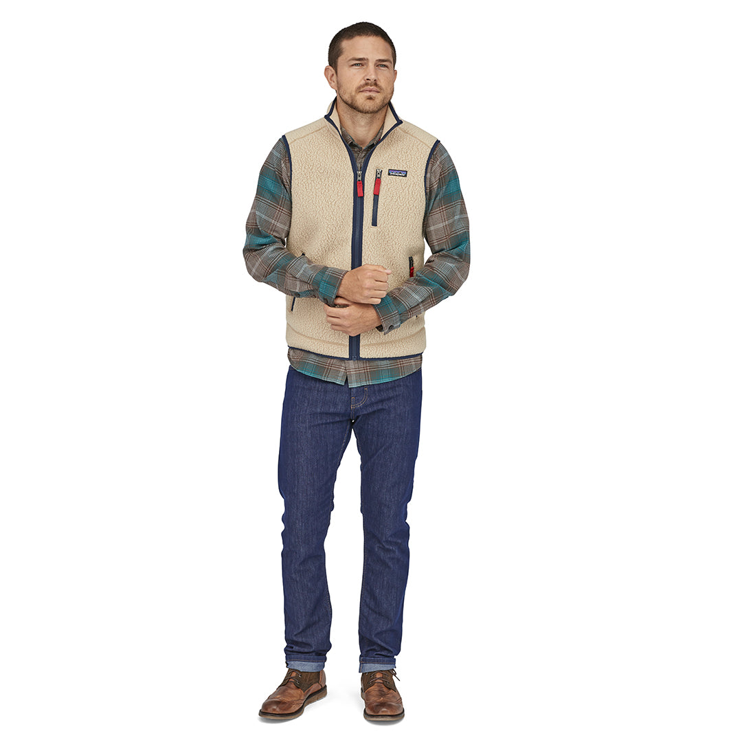 Men's Retro Pile Vest EL CAP KHAKI / XL