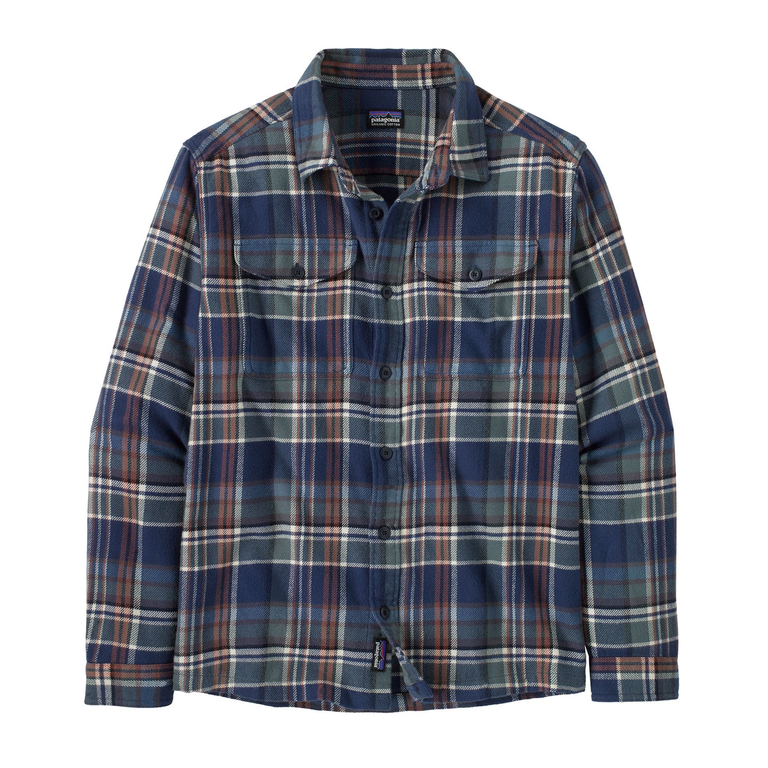 Men's Fjord Flannel Shirt ADVENTURER: NEW NAVY / XS