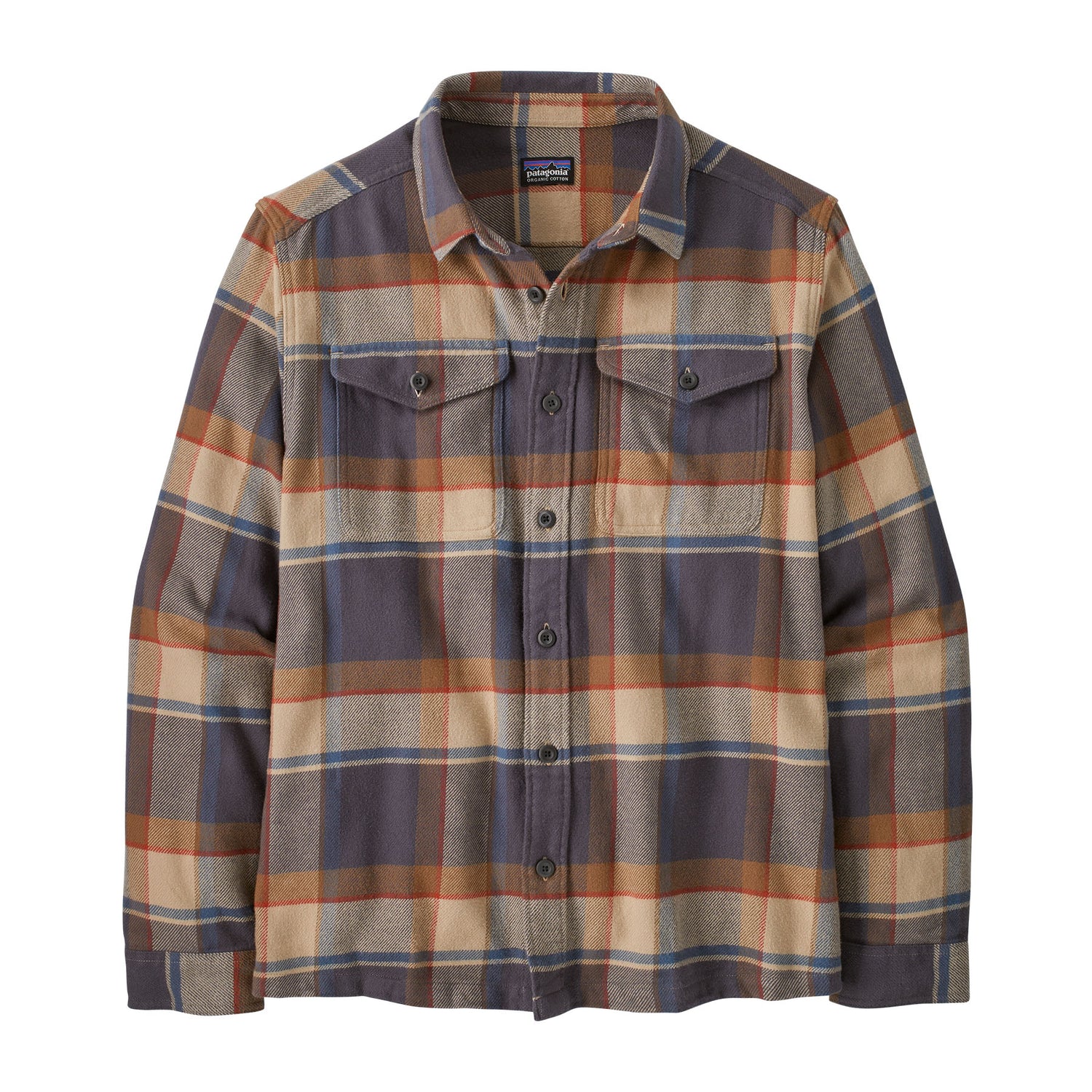 Men's Fjord Flannel Shirt SUNRISE RIDGE: FORGE GREY / S