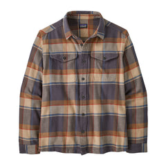 Men's Fjord Flannel Shirt SUNRISE RIDGE: FORGE GREY / S