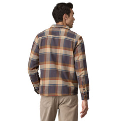 Men's Fjord Flannel Shirt SUNRISE RIDGE: FORGE GREY / S