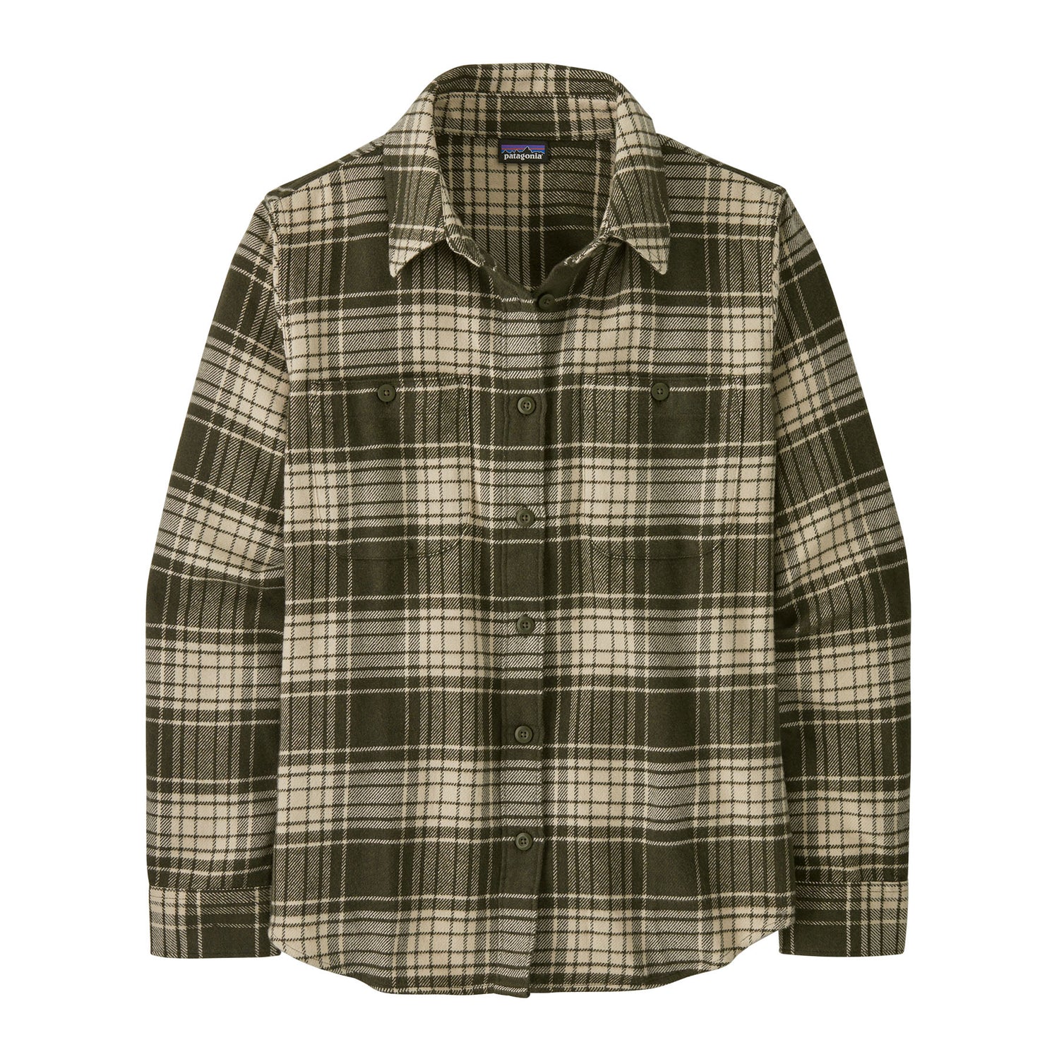 Women's Fjord Flannel Shirt PINE NEEDLE GREEN / XS