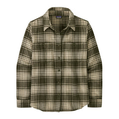 Women's Fjord Flannel Shirt PINE NEEDLE GREEN / XS