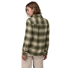 Women's Fjord Flannel Shirt PINE NEEDLE GREEN / XS