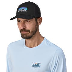 P-6 Logo Trucker Hat BLACK / EN STL