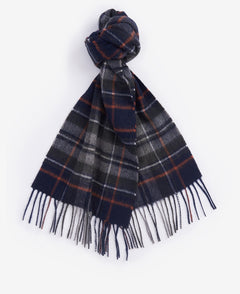 New Check halsduk NAVY/DARK GINGER / EN STL