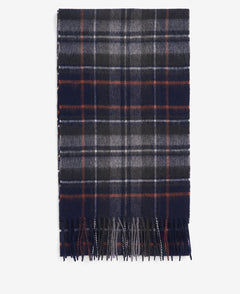 New Check halsduk NAVY/DARK GINGER / EN STL