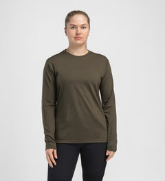 LightWool 180 Crewneck Shirt Women TARMAC / M