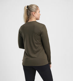 LightWool 180 Crewneck Shirt Women TARMAC / M